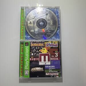 Bundle Lot Of 2 Games Crash Bandicoot Warped / Namco Museum (Sony Playstation 1)